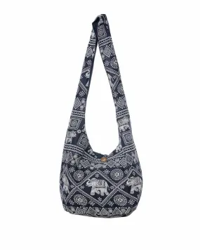 Elephant Crossbody Purse Black