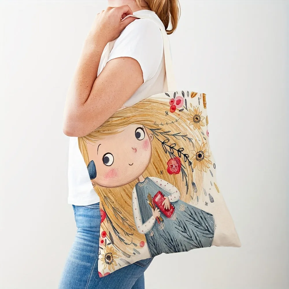 Enchanting Fairy Tale Tote Cute Canvas  Versatile