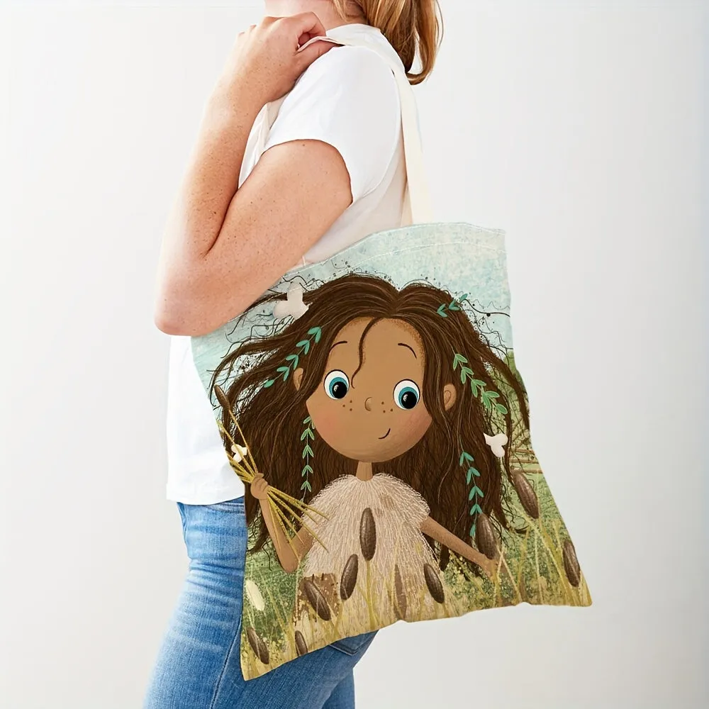 Enchanting Fairy Tale Tote Cute Canvas  Versatile