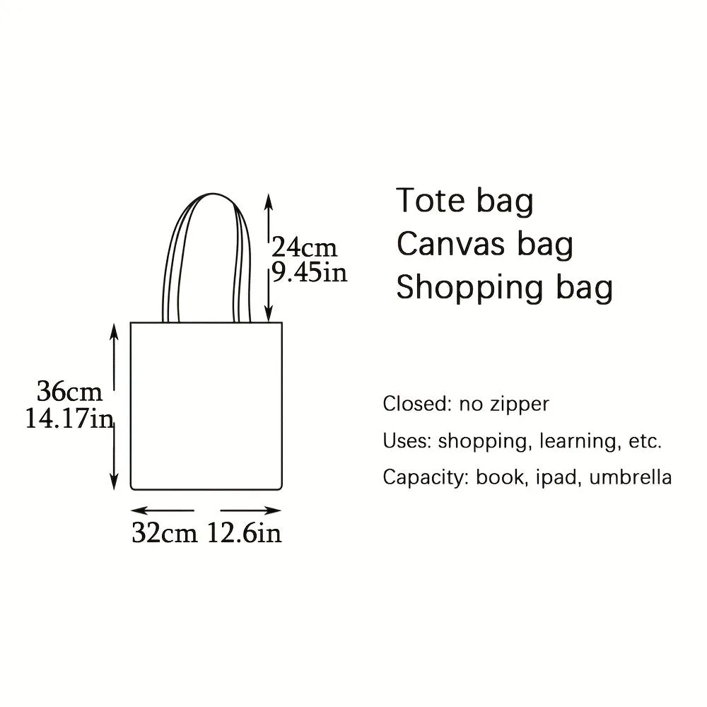 Enchanting Fairy Tale Tote Cute Canvas  Versatile