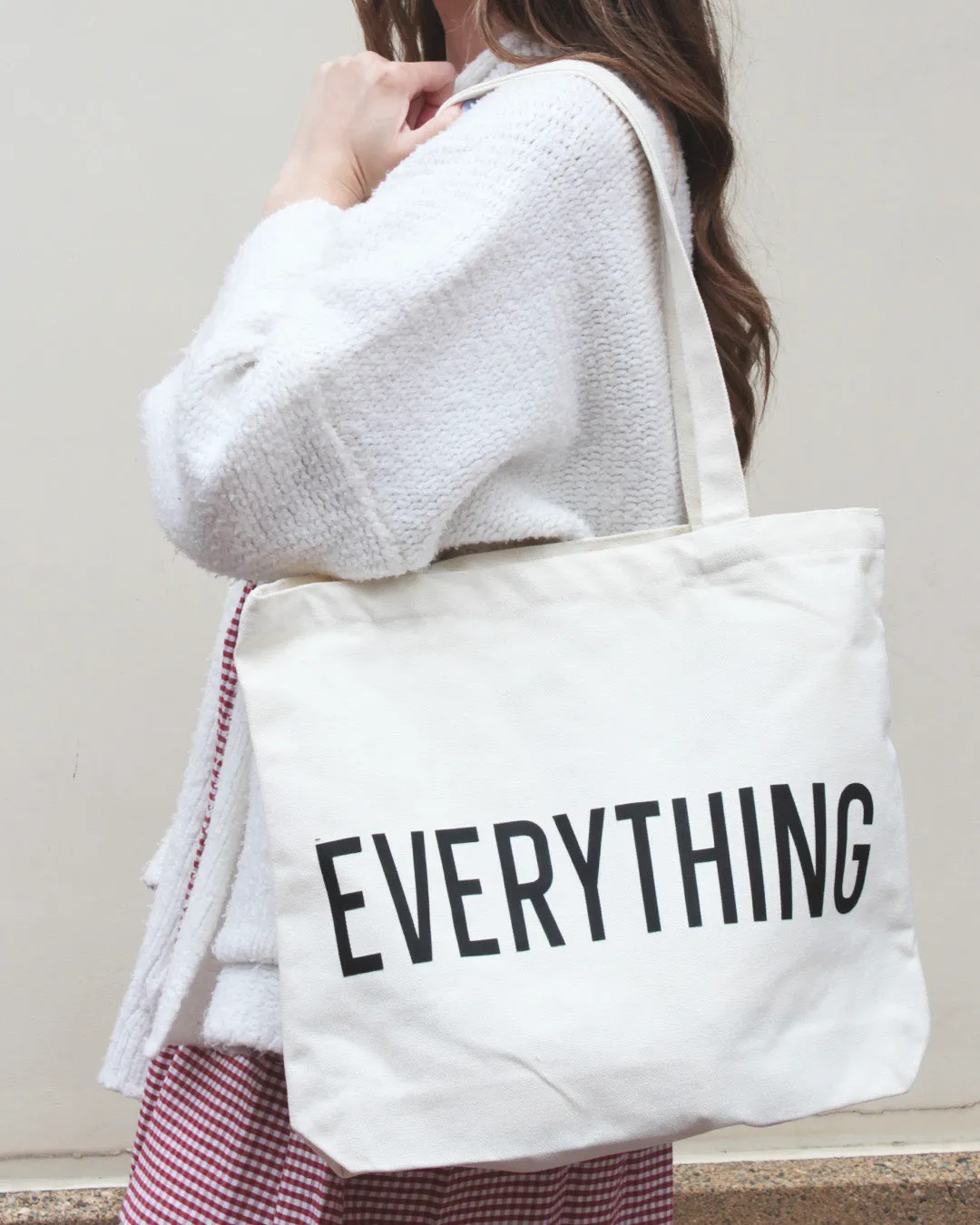 Everything White Tote Bag