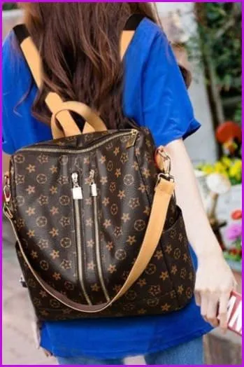 Fashion Flower Patterns Backpack F179