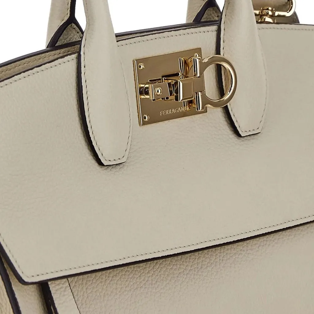 FERRAGAMO Woman Top Handle Bag CREAM