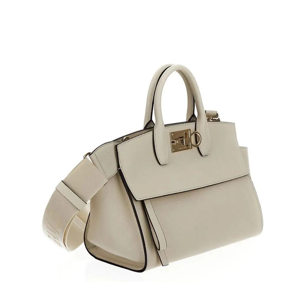 FERRAGAMO Woman Top Handle Bag CREAM