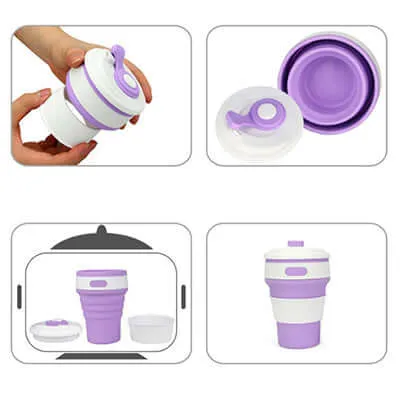 Foldable Telescopic Silicone Cup