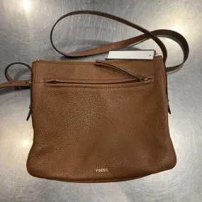 Fossil pebbled leather handbag