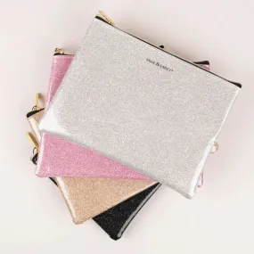 Full Size Sparkly Cosmetic Pouch