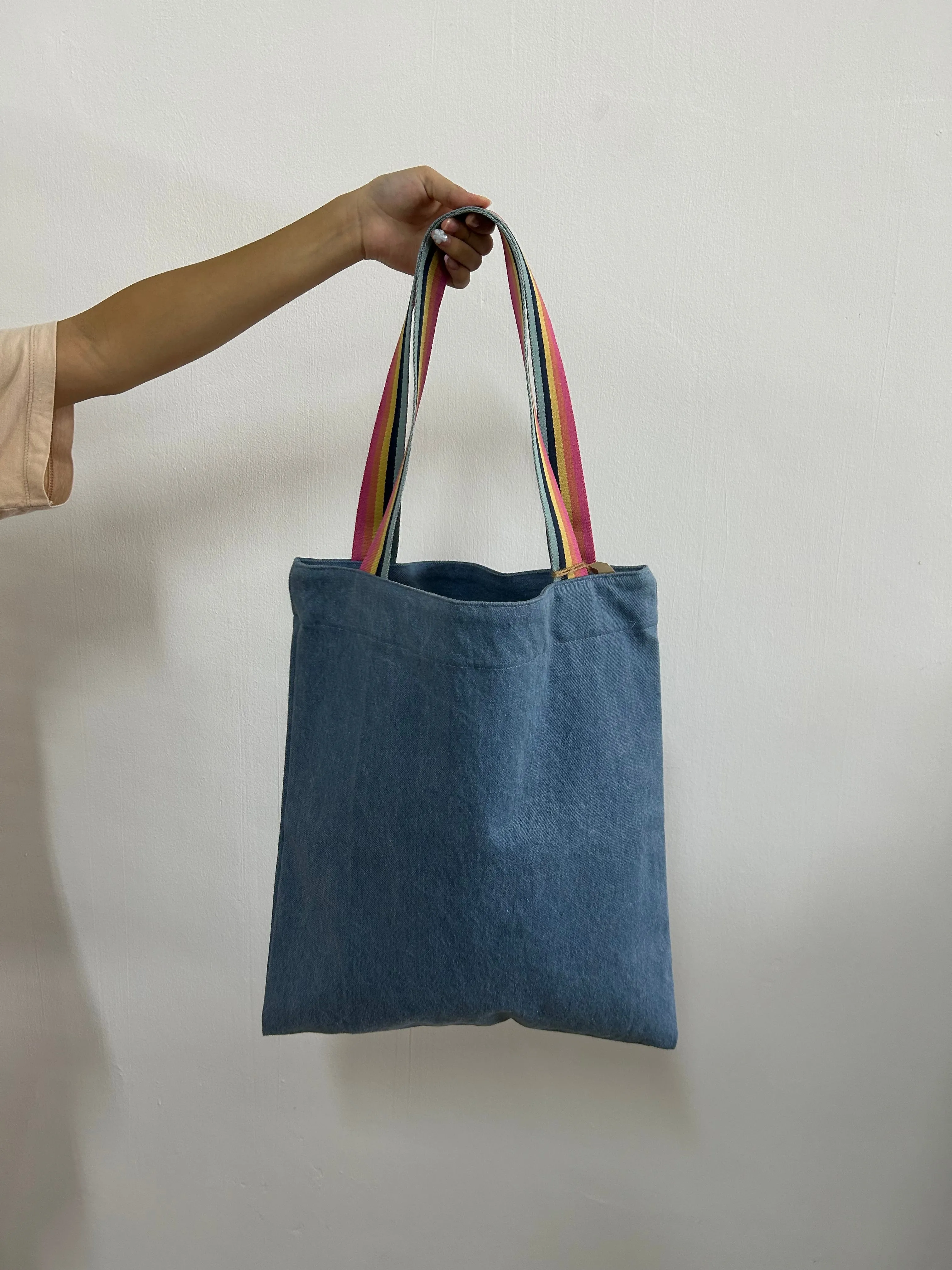 G&B Tote Bag for Dog Moms, Denim