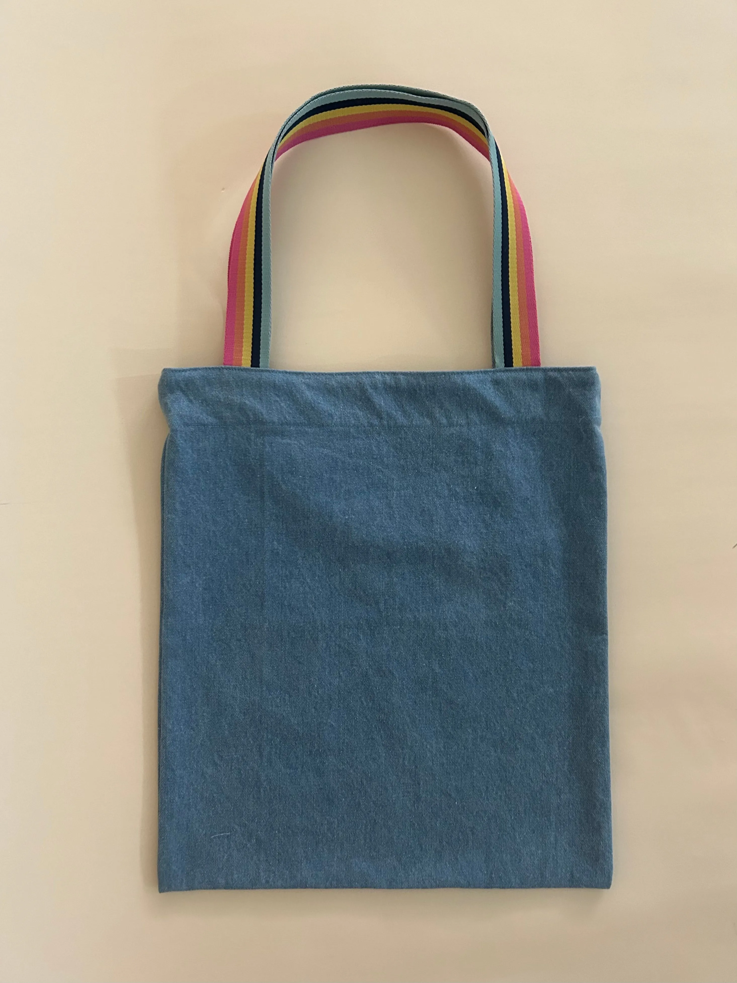 G&B Tote Bag for Dog Moms, Denim