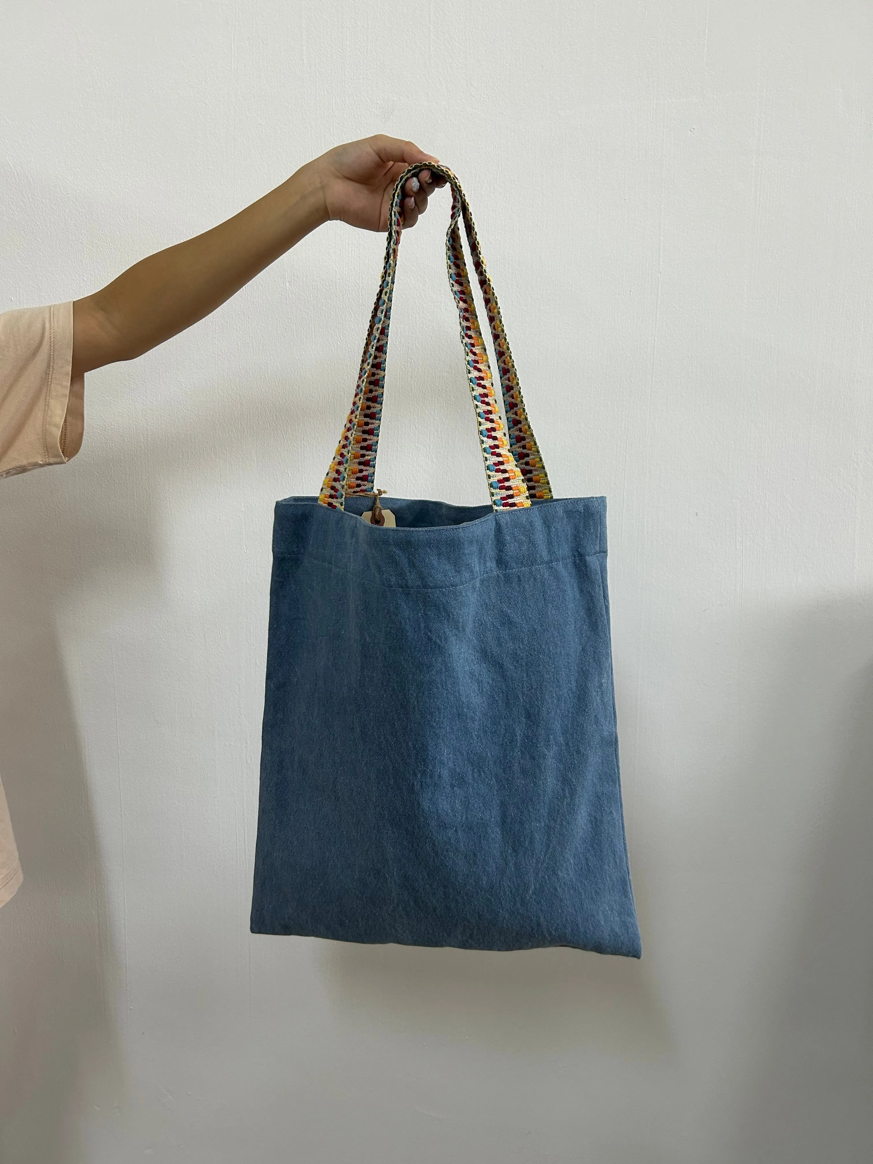 G&B Tote Bag for Dog Moms, Denim