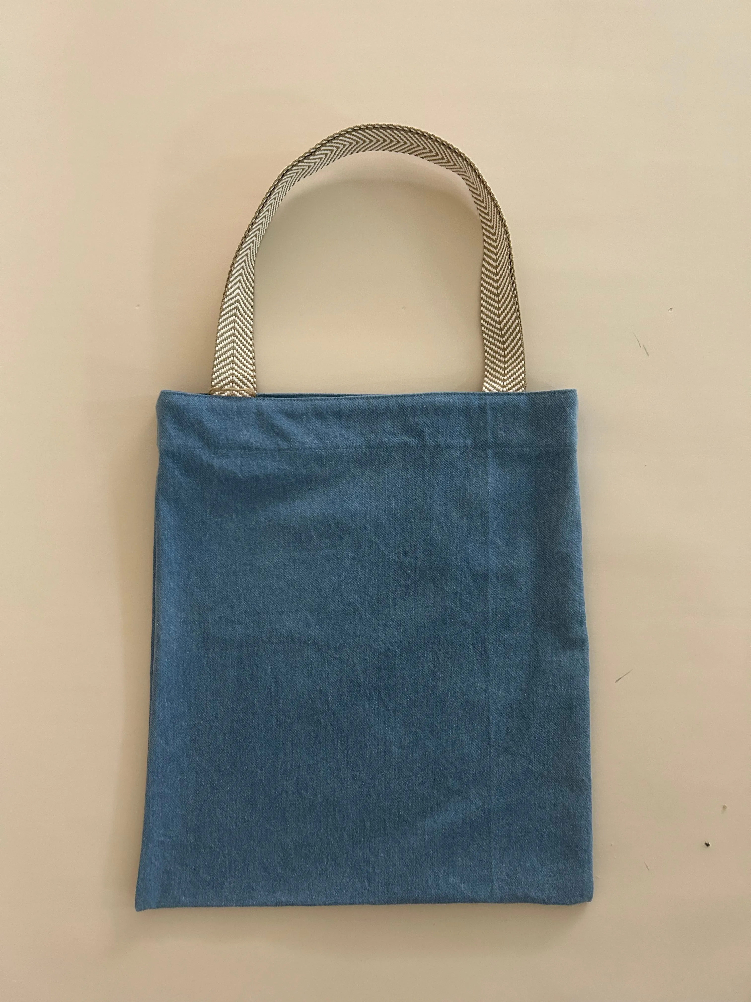 G&B Tote Bag for Dog Moms, Denim