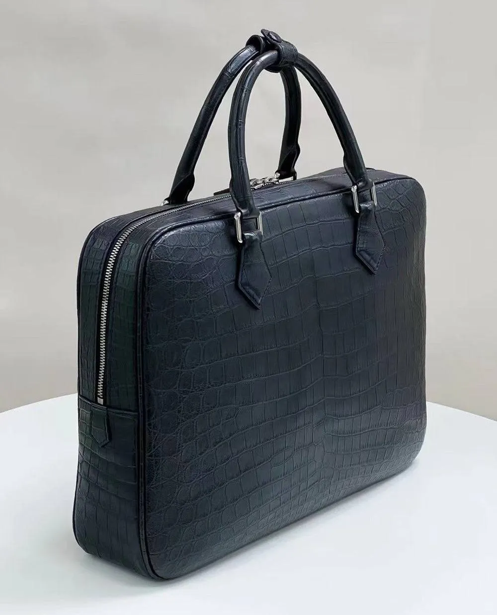 Genuine Crocodile Skin Leather Briefcase 3158