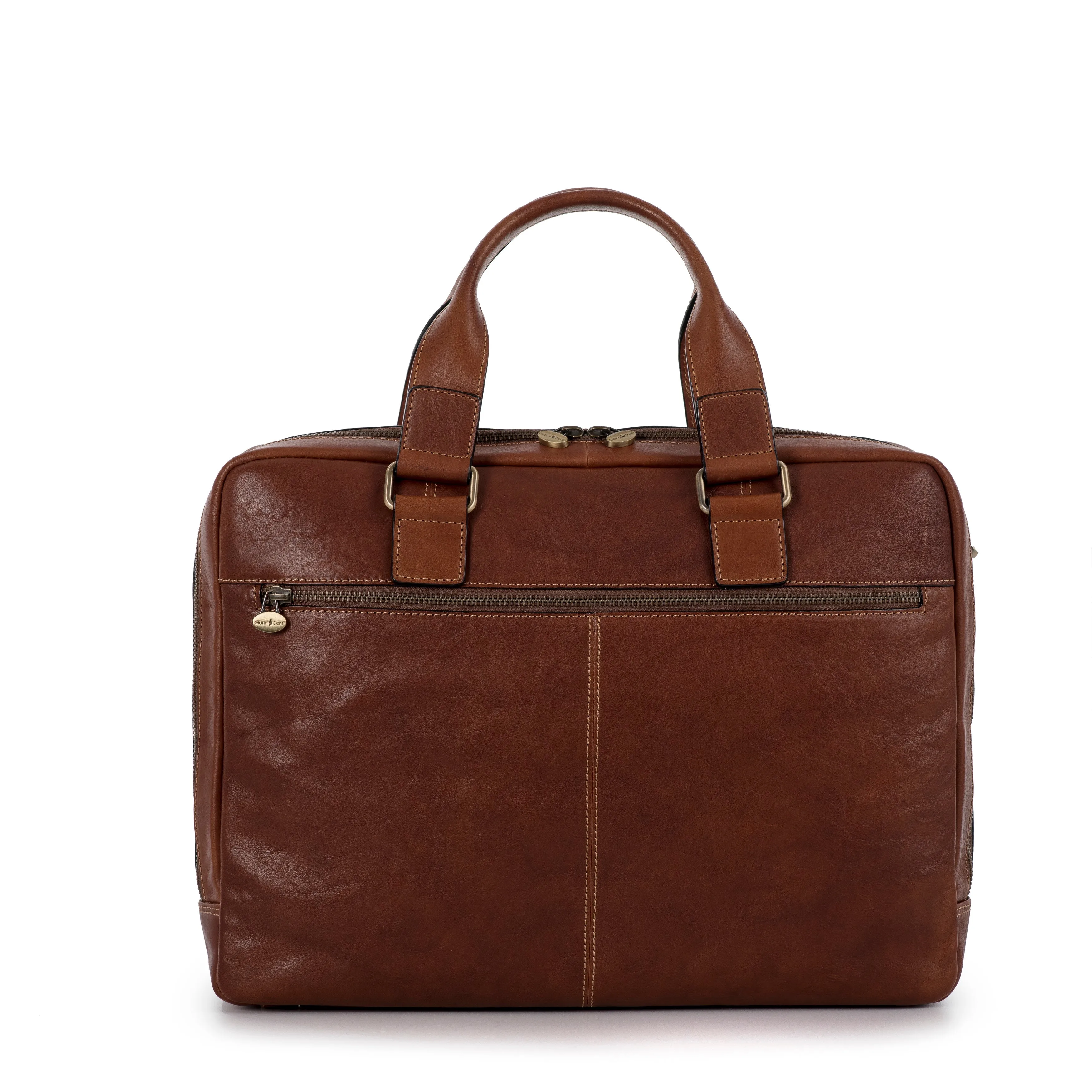 Gianni Conti FRANNIE Veg-Tanned Leather Briefcase