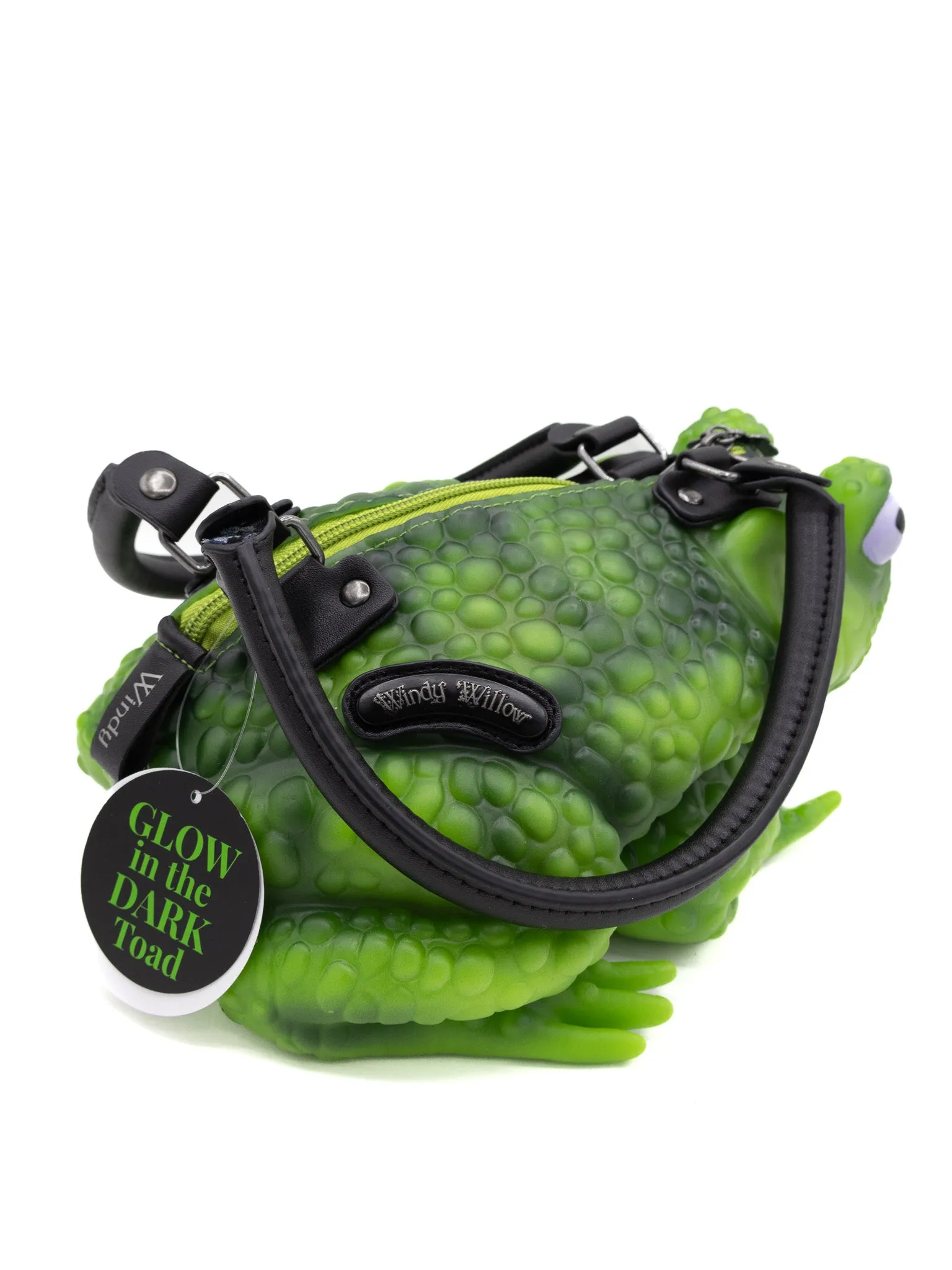 Green Glow Toad Bag- Lilac Eyes WINDY WILLOW