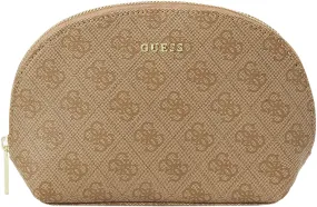 Guess Toiletry Bag In Lattee For Women