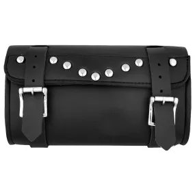 Hot Leathers TBC1005 Medium PVC Motorcycle Studded Tool Bag 10X5X3