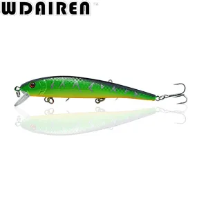 Hot sale 1Pcs 13cm 19.5g Minnow fishing Lure Fish Wobbler Tackle Crankbait Artificial Japan Hard Bait Swim bait 1# Hook NE-203