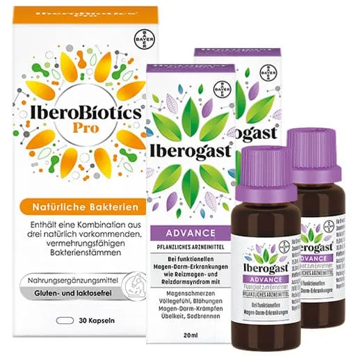 IBEROGAST ADVANCE 2x20ML   IBEROBIOTICS PRO SAVING SET