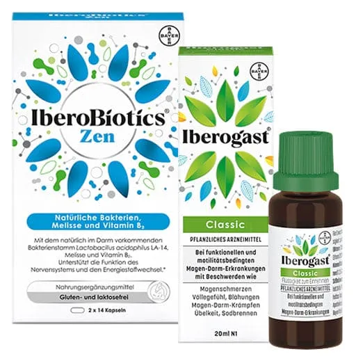 IBEROGAST CLASSIC 20ML   IBEROBIOTICS ZEN SAVING SET