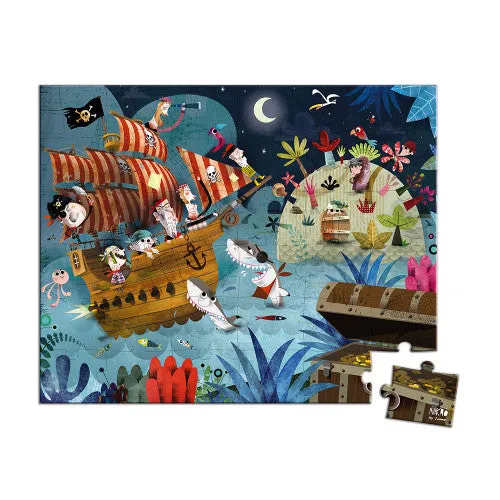 Janod PUZZLE - TREASURE HUNT - 36 PCS