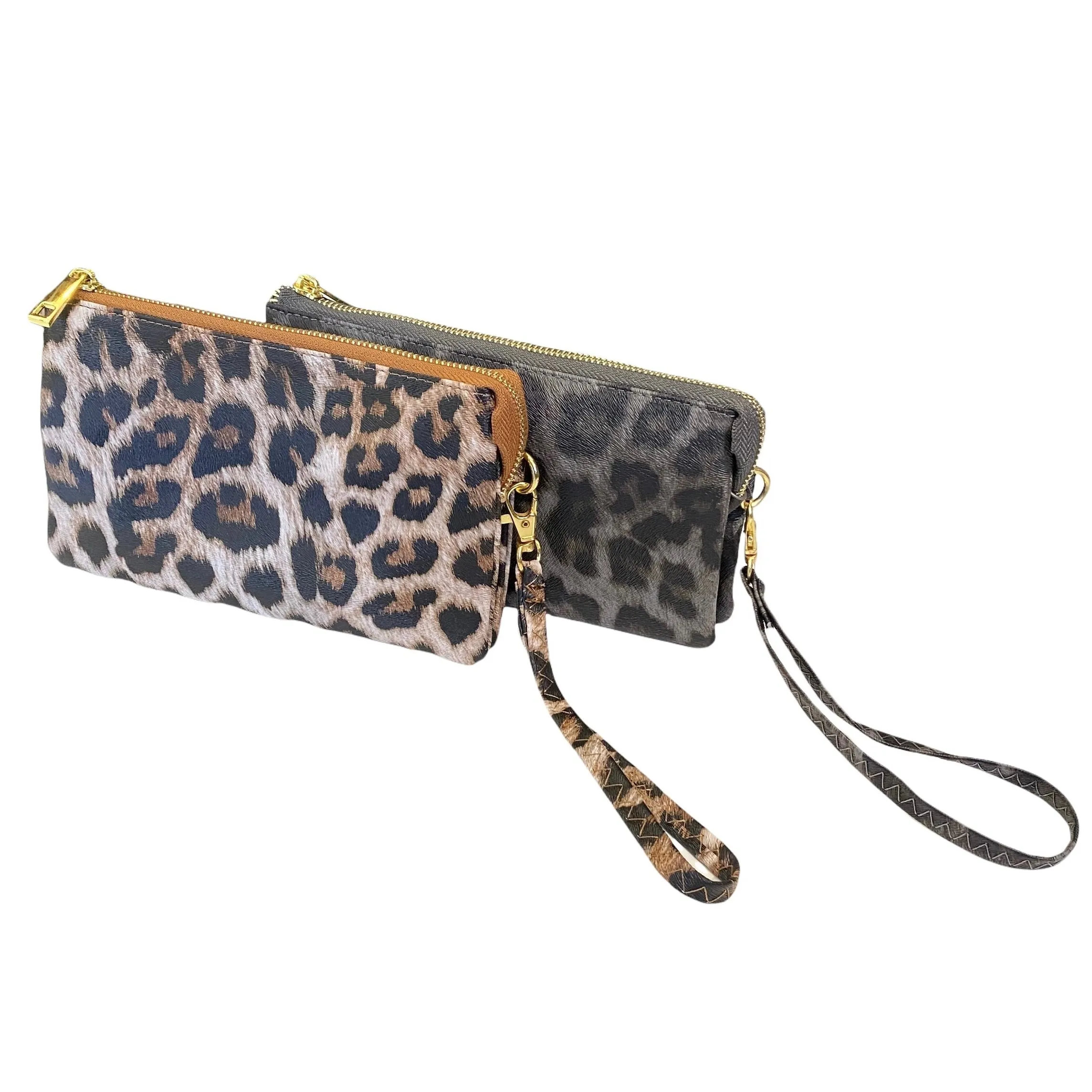 Joann Leopard Wristlet