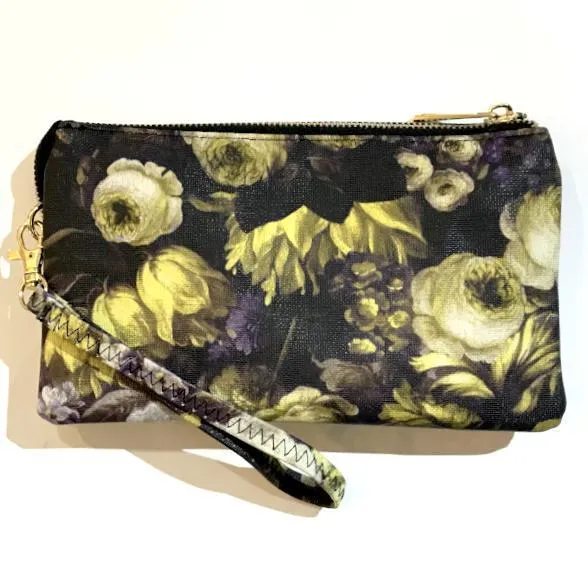 Joann Solid Wallet Clutch Crossbody Handbag