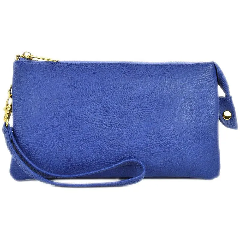 Joann Solid Wallet Clutch Crossbody Handbag