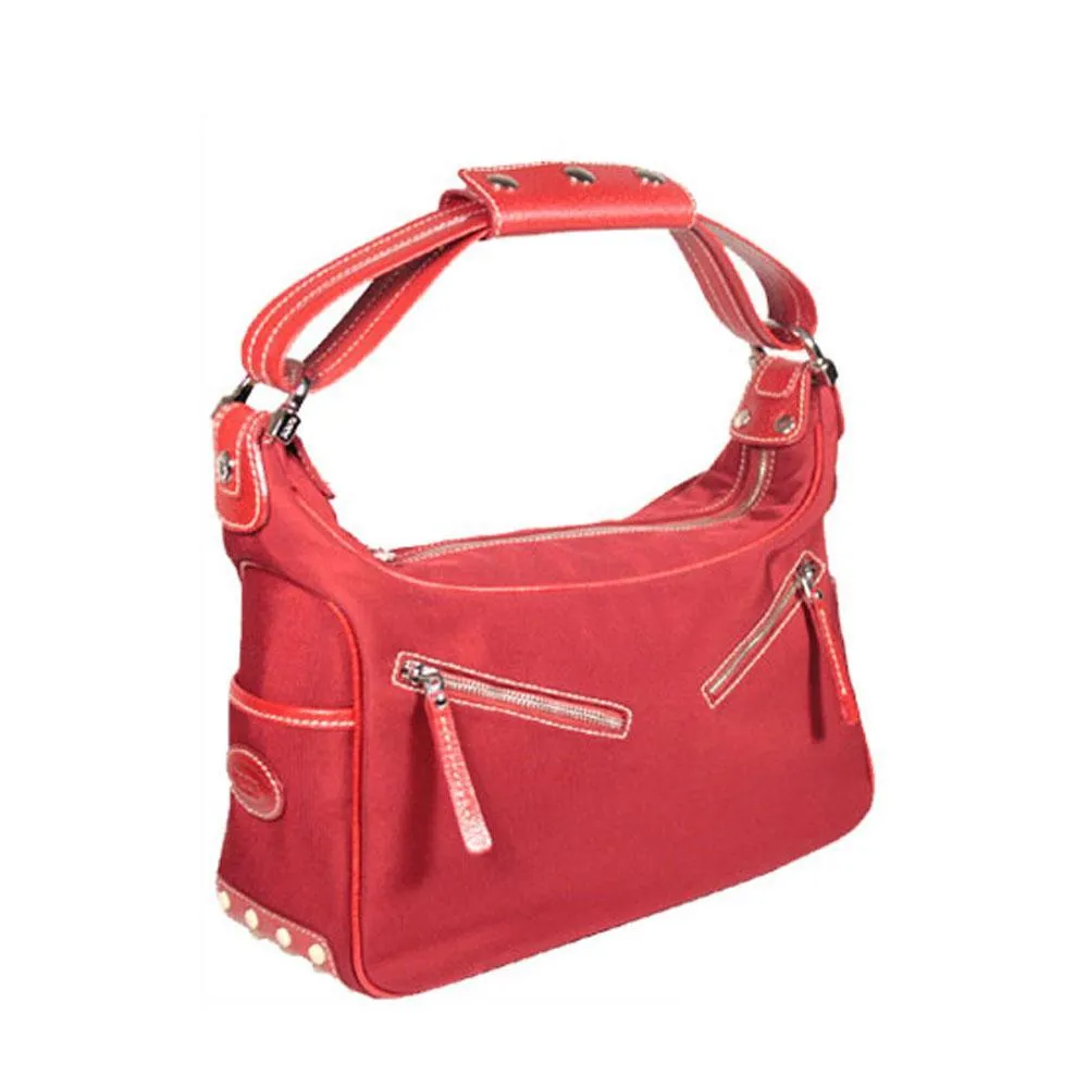 JP Tods handbag Leather & Micro Handbag Miky Zip Piccola Red (TD1737)