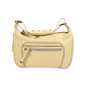 JP Tods handbag Mercer Beige Metallic leather bag (TD1751)