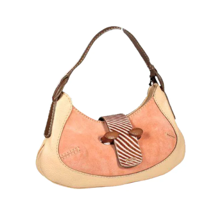 JP Tods Leather Handbag Venghe Tra Collina Rose / Beige (TD1739)