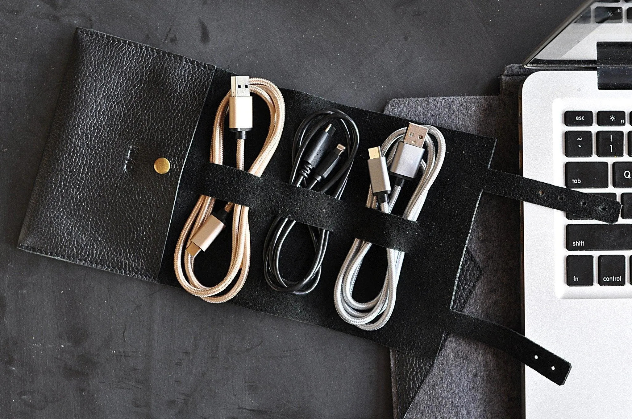 Kiko Leather Cord Wrap