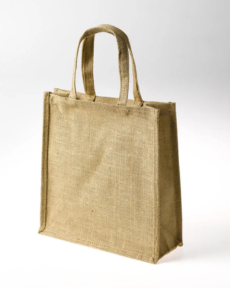 Laminated Jute Tote Bags - Custom Printed