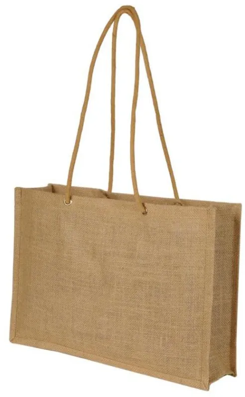 Laminated Jute Tote Bags - Custom Printed