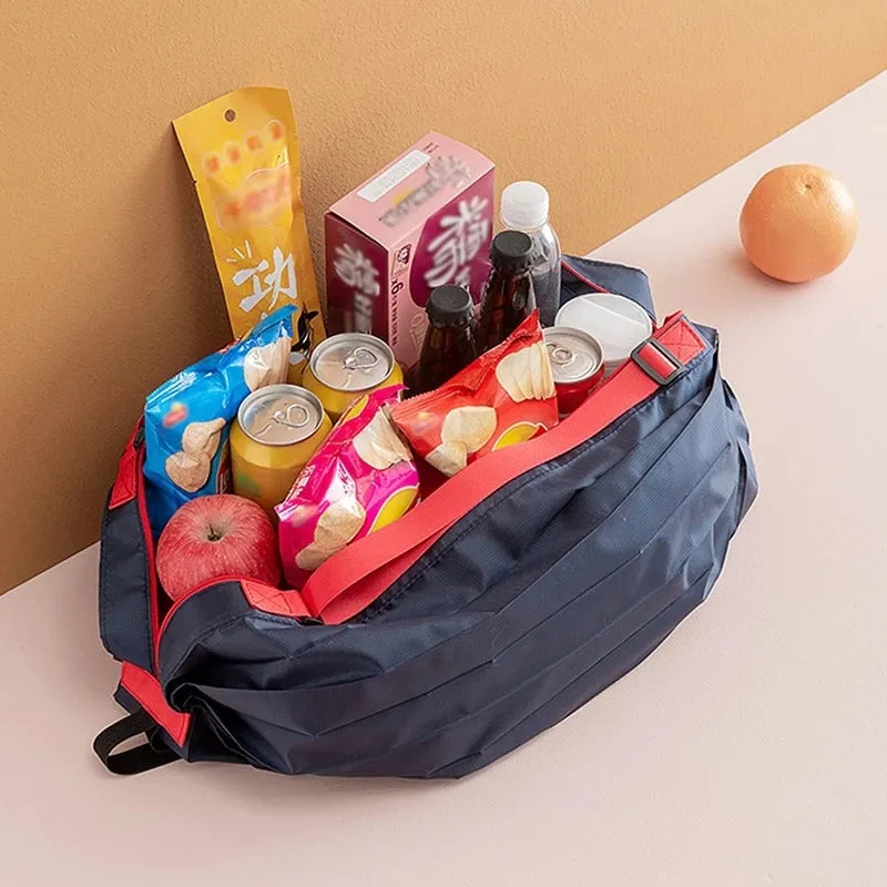 Large Capacity Canvas Foldable Shopping Bag