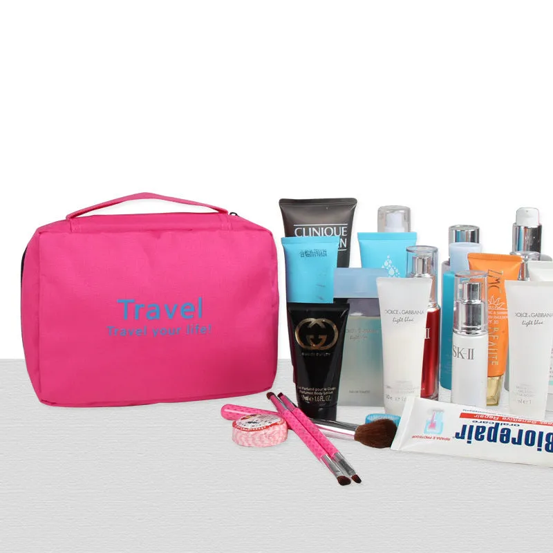 Large Capacity Folding Cosmetic Bag