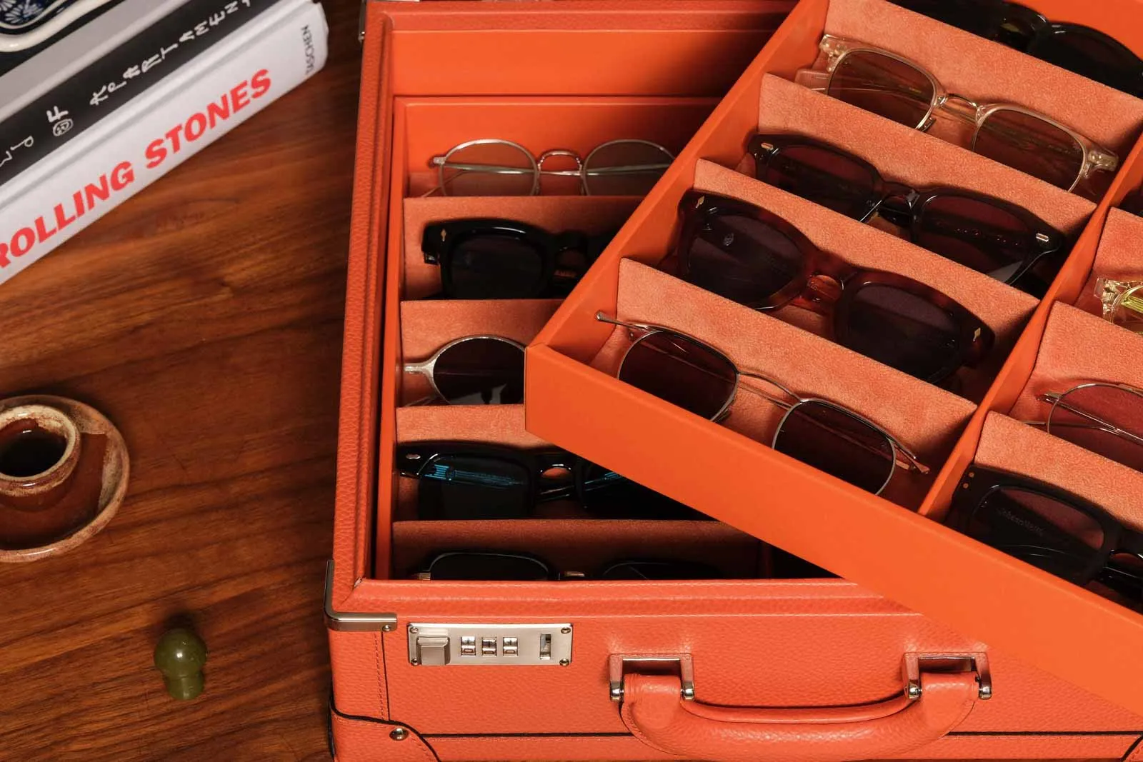 Large Collectors Briefcase - Continental Orange