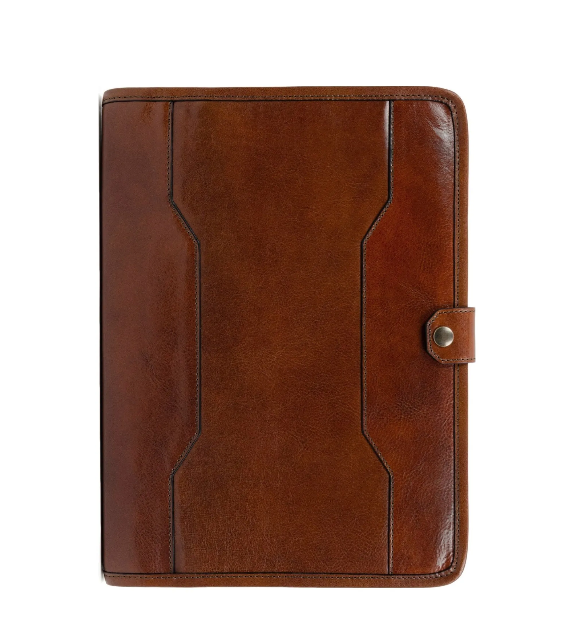 Leather A4 Documents Folder Organizer - The Call of the Wild