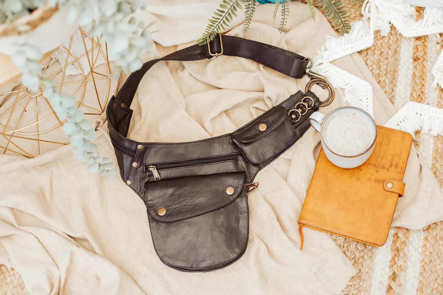 Leather Hip Bag - Black | Seconds - Grade 1