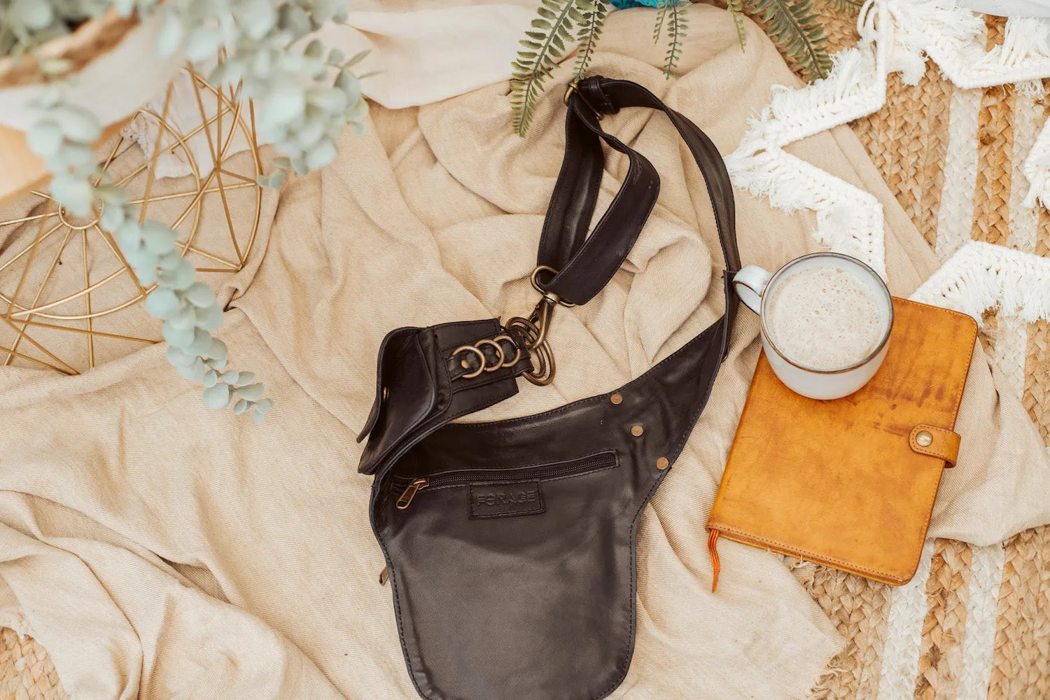 Leather Hip Bag - Black | Seconds - Grade 1