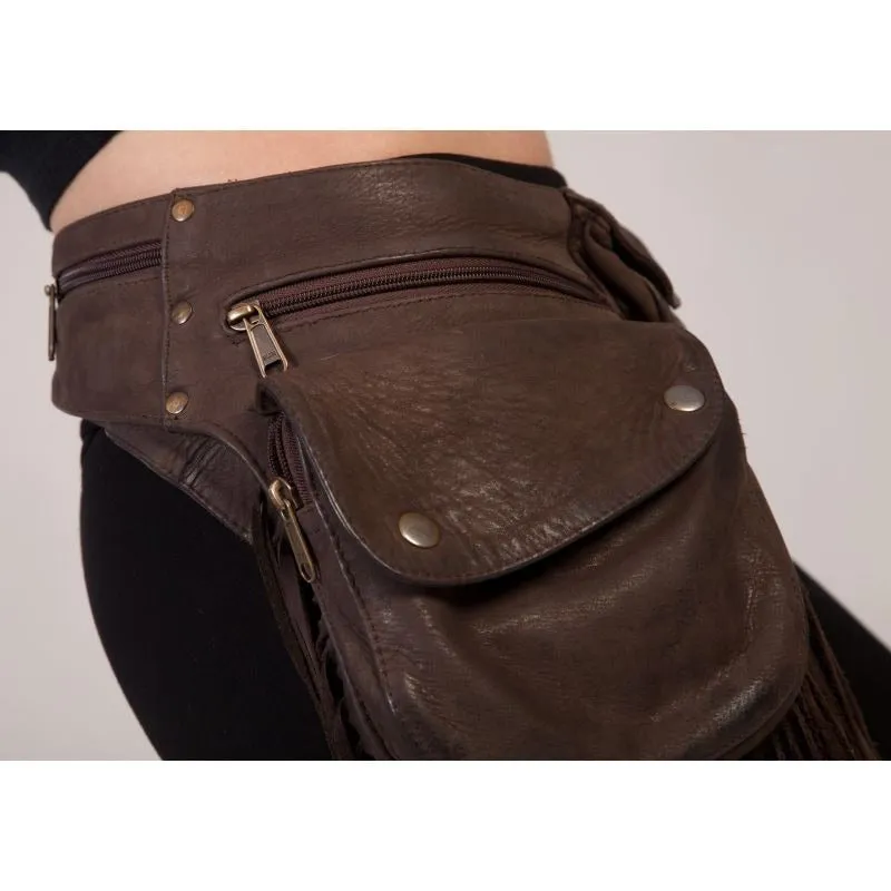 Leather Hip Bag - Falcon brown | Seconds - Grade 1