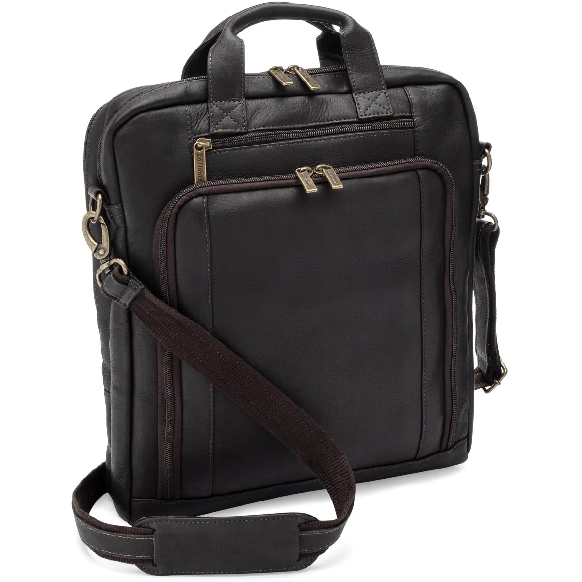 LeDonne Leather Upton Vertical Laptop Brief