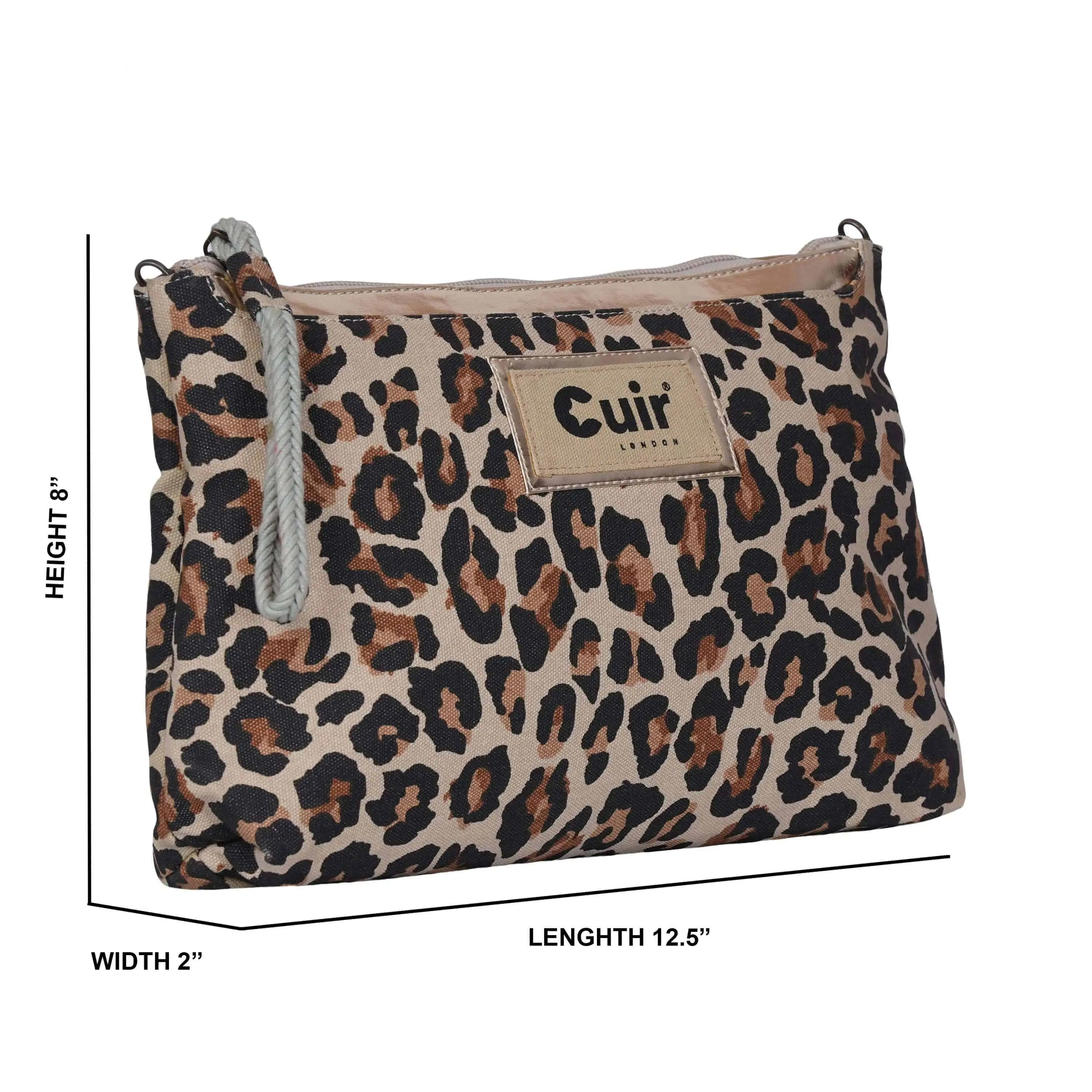 Leo Clutch Bag 100% Heavy Cotton