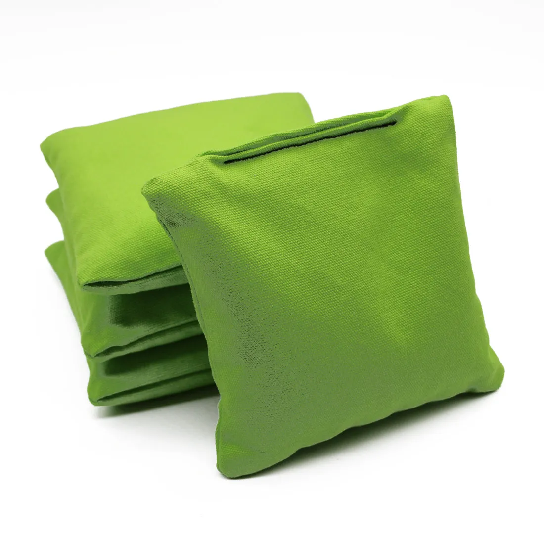 Lime Green Resin All-Weather cornhole bags set of 4