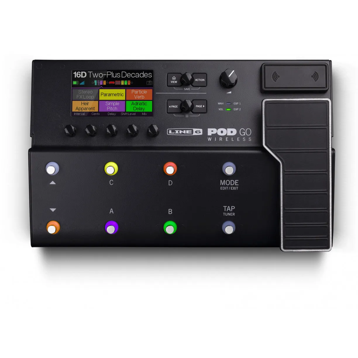 Line 6 POD GO Wireless Multi Effect Unit W/Built In Guitar Wireless System