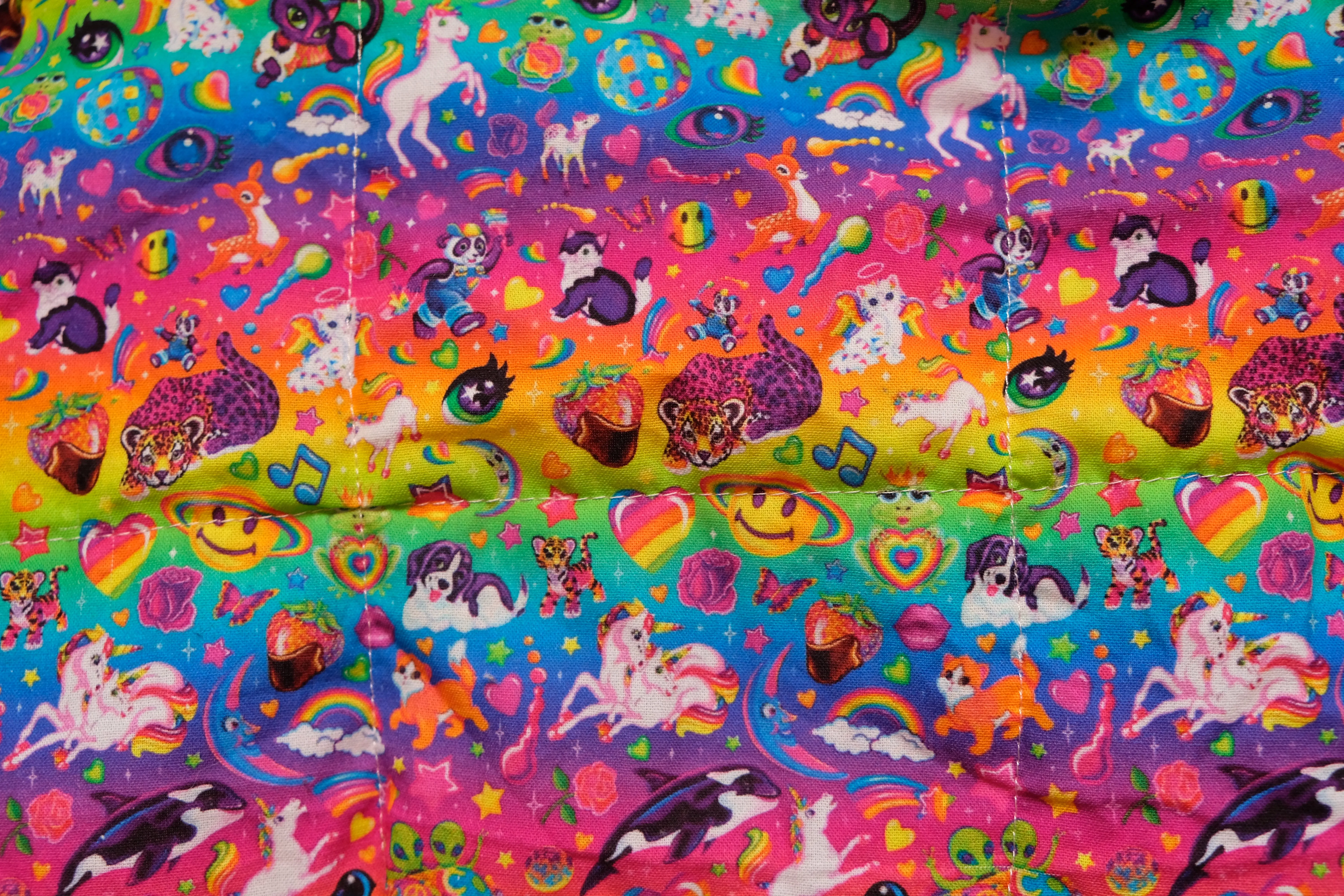 Lisa Frank rainbow hand bag