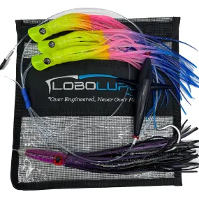 Lobo Lures #223 SkipJack Hybrid Demon UV Splash Daisy Chain