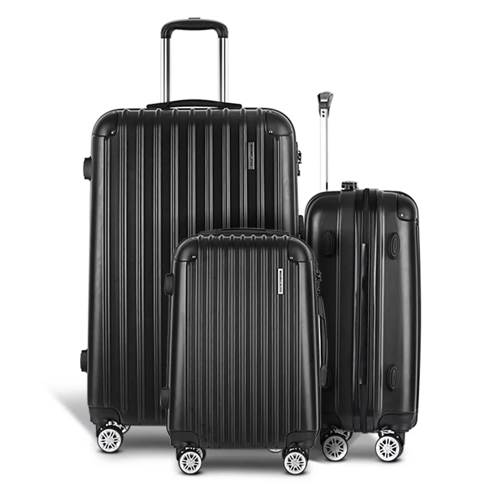 Luggage Set  3 Pc - Black