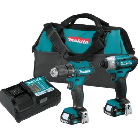 Makita (CT232-R) 12V max CXT®  2‑Pc. Combo Kit (1.5Ah)