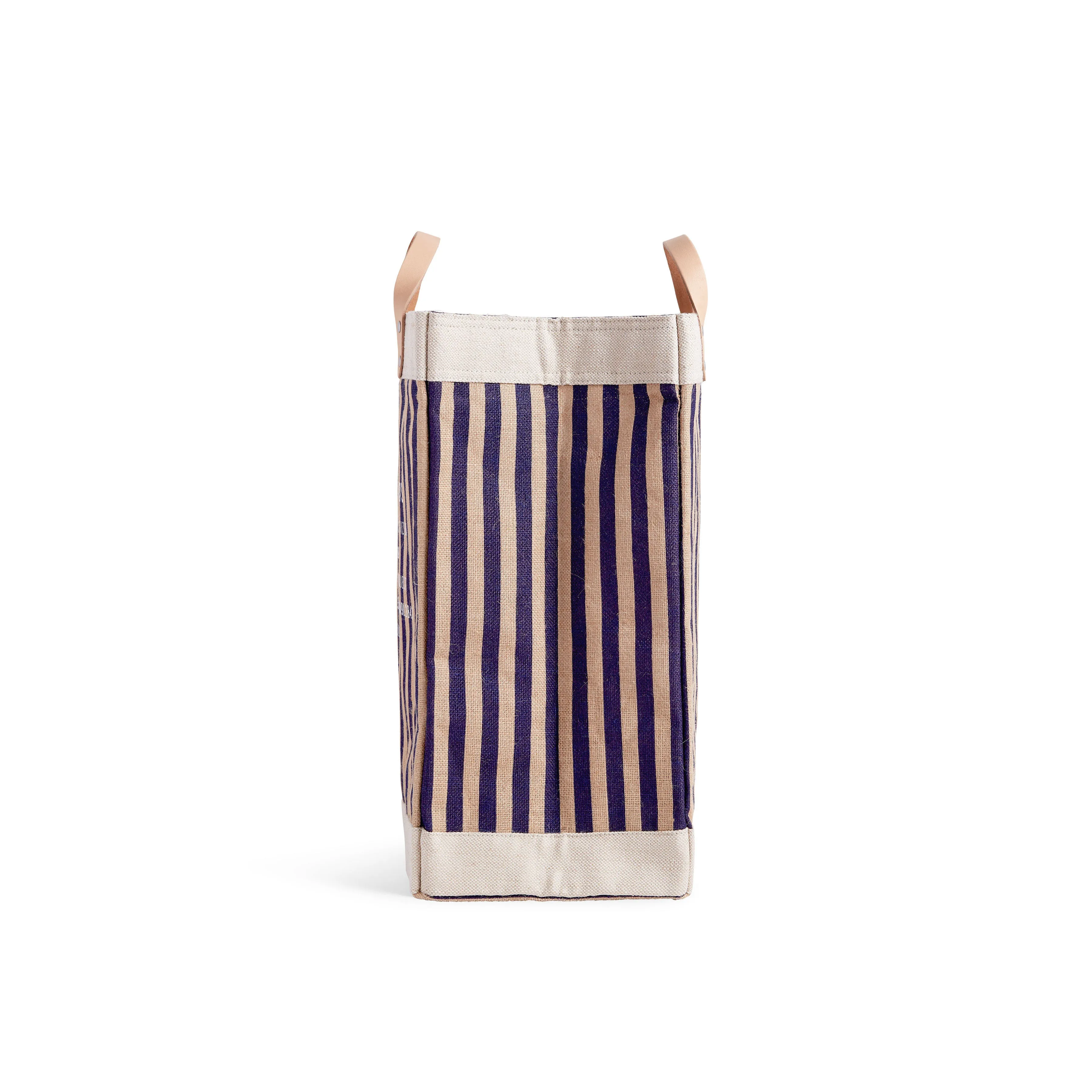 Market Bag in Navy Stripe