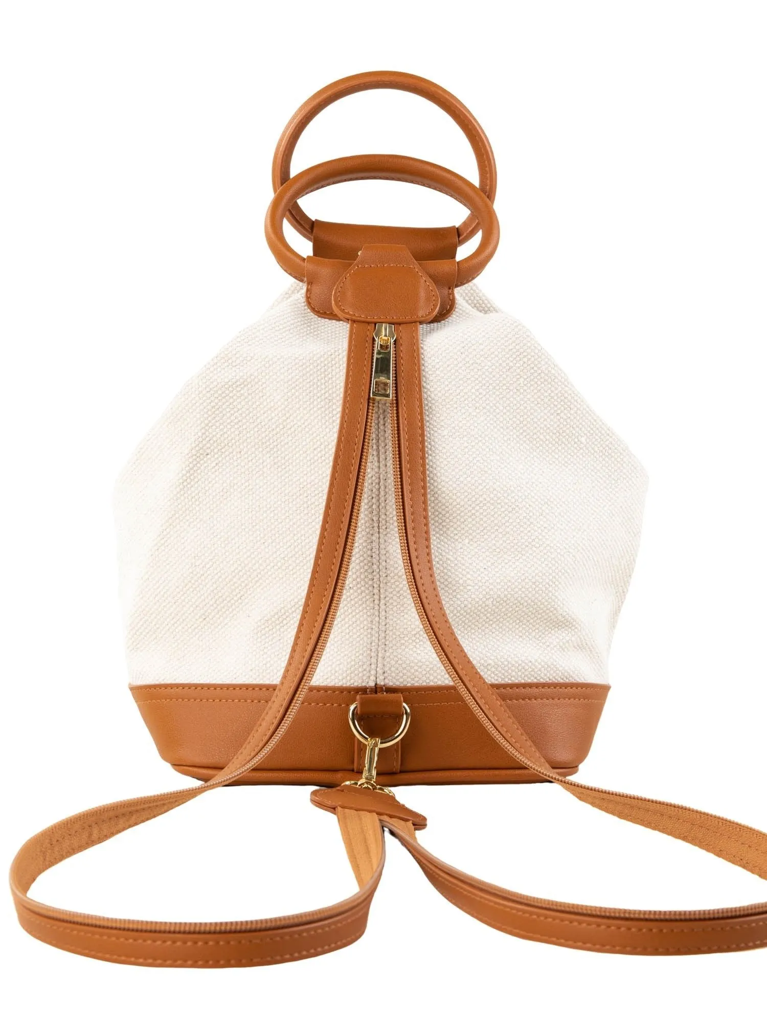 Matilda Convertible Handbag - Tan